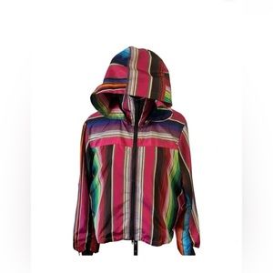 Judith March detachable hood rain jacket